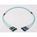 Cabo de remendo MPO / LC 12 Patchcord de fibra